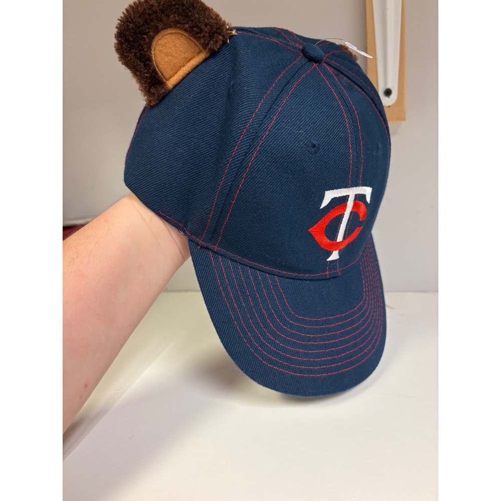 Minnesota Twins Baseball Cap Novelty Bear Ears Hat‎ Kids Twins Mascot